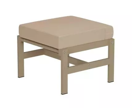 Банкетка алюминиевая с подушкой Scandi