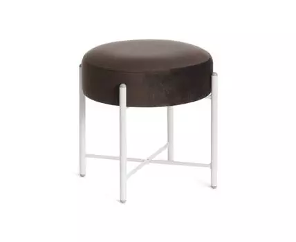 Банкетка AMBER (темно-коричневый, белый)