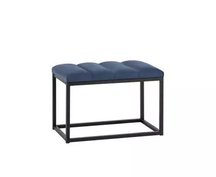 Банкетка Хостен велюр синий