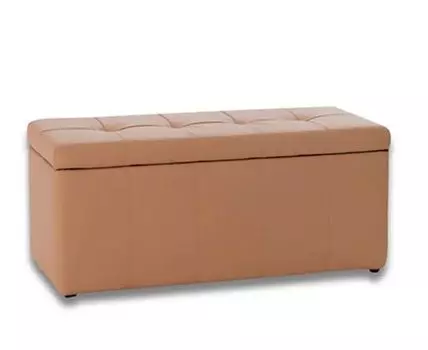 Банкетка Лонг Бежевая ЭкоКожа (Бежевый, 46)