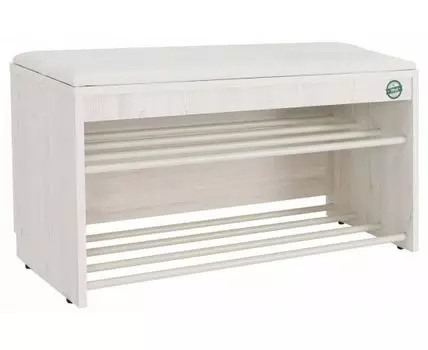 Банкетка-стеллаж для обуви Ольга-Милк