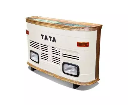 Барная стойка лофт, ТАТА белая