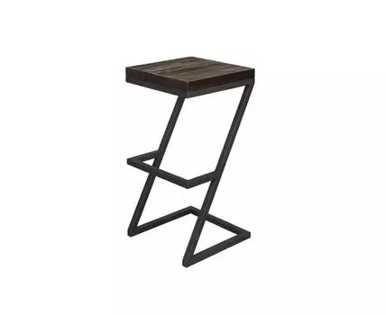 Барный стул №2 XXL (Орех, 38)