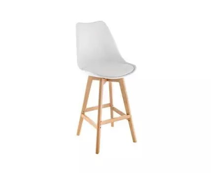 Барный стул Burbon белый (Белый)