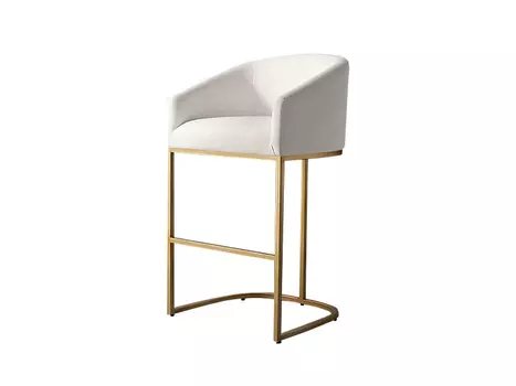 Барный стул EMERY BARRELBACK SLOPE BURNISHED 1