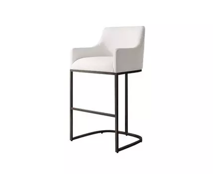 Барный стул EMERY CURVED-BACK TRACK BRONZE 1