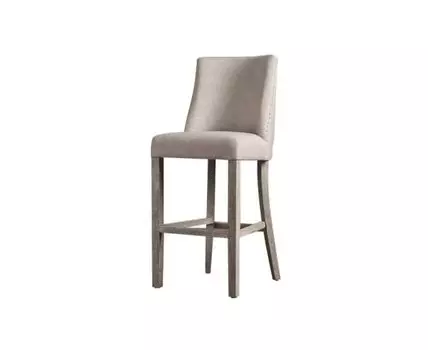 Барный стул FRENCH BARRELBACK 2, кат. ткани 2 (Бежевый, 49)