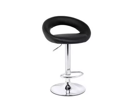 Барный стул Oazis black / chrome (Черный)