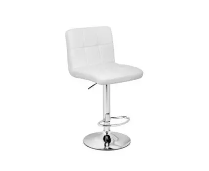 Барный стул Paskal white / chrome (Белый)