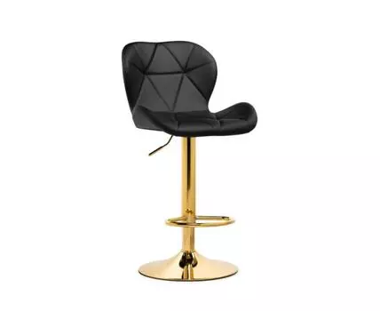 Барный стул Trio black / gold