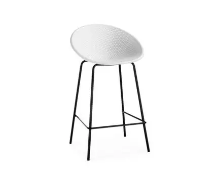 Барный стул Zeta white / black