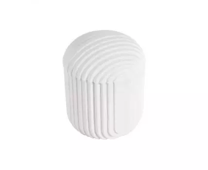 Белая банка из искусственного камня Ateneas