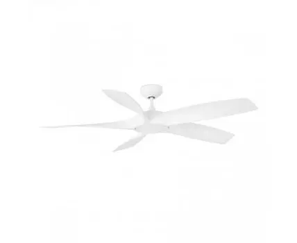 Белый потолочный вентилятор Cocos с освещением