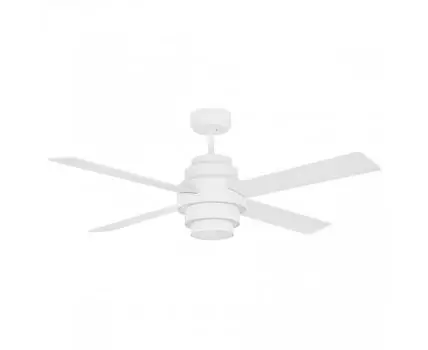 Белый потолочный вентилятор с освещением Disc Fan