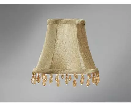 Бежевый абажур с бахромой Schuller