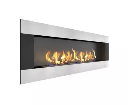 Биокамин Elliot horizontal 1800 (черный, серебристый, 180)