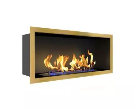 Биокамин Flagman 700 латунный (черный, латунный, 71,5)