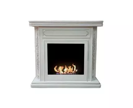 Биокамин классический Беверли (белый, бежевый, 120)