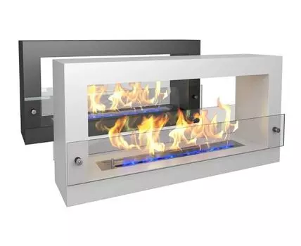 Биокамин Quarter 1000 (черный, белый, 100)