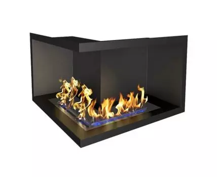 Биокамин Standart для угловой стены 700 (Черный, 7,2)