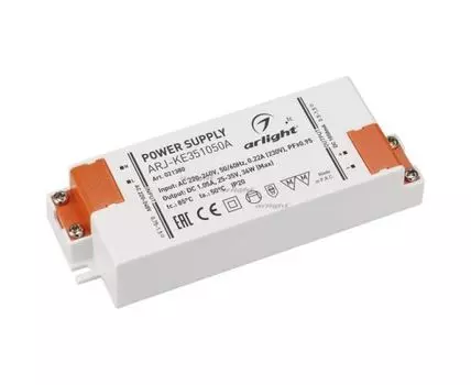 Блок питания ARJ-KE351050A (37W, 1050mA, PFC)