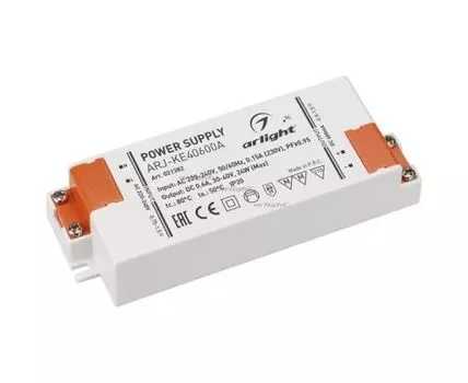 Блок питания ARJ-KE40600A (24W, 600mA, PFC)