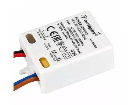 Блок питания Arlight ARJ-KE40300-MINI (12W, 300mA, PFC)