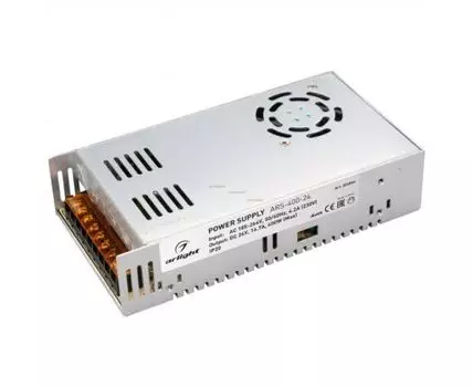 Блок питания ARS-400-24 (24V, 16,7A, 400W)