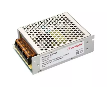 Блок питания ARS-60-24 (24V, 2.5A, 60W)