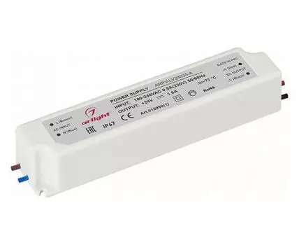 Блок питания с проводом Arlight ARPV-LV 018980(1)