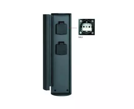 Блок розеток наземный, энергетическая стойка Lucide POWERPOINT