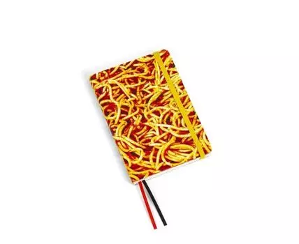 Блокнот Spaghetti Medium (красный, желтый, 10,5)