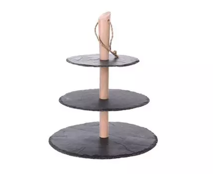 Блюдо 3-ярусное E&H