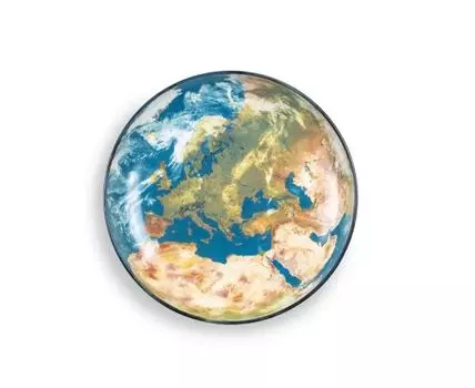 Блюдо Cosmic Diner Earth Europe (Синий, 32)