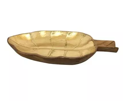 Блюдо из тикового дерева