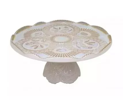 Блюдо на ножке CRISTAL (Бежевый, 31)