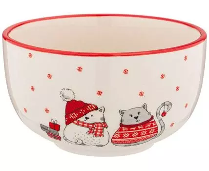 Блюдо Рождественский подарок (7, 12.5, Салатники, Белый, 12.5)