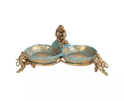 Блюдо с обезьянами