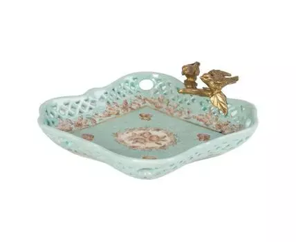 Блюдо с птичками