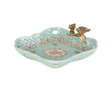 Блюдо с птичками