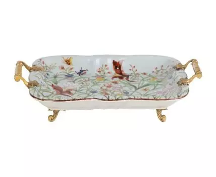 Блюдо с ручками 30х21х8см