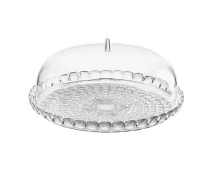 Блюдо сервировочное с крышкой Tiffany (прозрачный, 35,7)