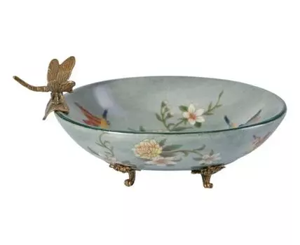 Блюдо со стрекозой