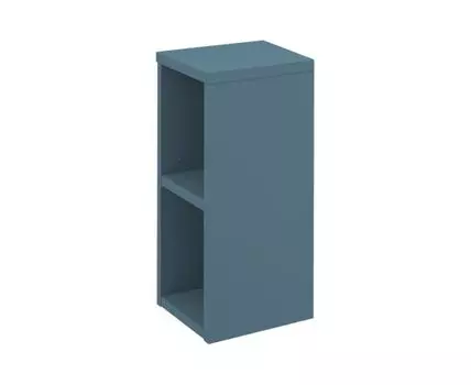 Боковая тумба с полками ORKA Ferla 20 подвесная, синий матовый