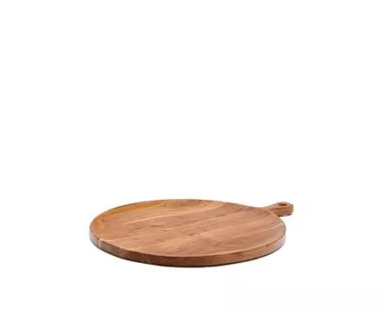 Большая круглая сервировочная доска Eitene из акации