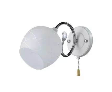 Бра Альфа (серебристый, белый, 13)