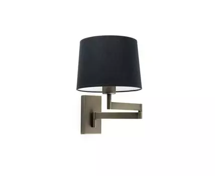 Бра Artis бронза + черный абажур