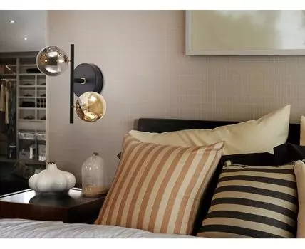 Бра Dark 2L черно-латунный