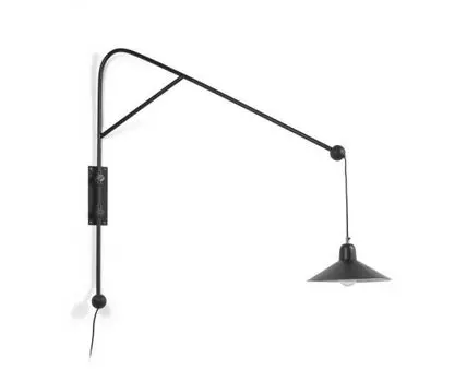 Бра Eleazar окрашенное в черный цвет