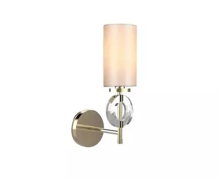 Бра Felton 1 (белый, прозрачный, латунный, 12)